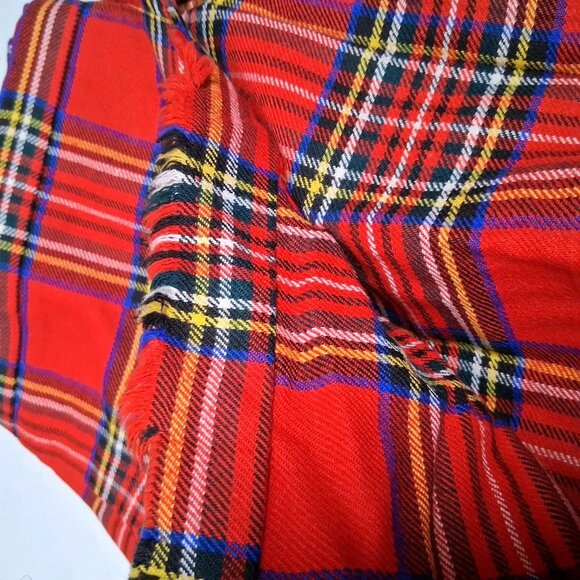 Smiths Bermuda Kilt Youth Size 4 Red Royal Stewart Tartan Traditional England - Picture 8 of 16